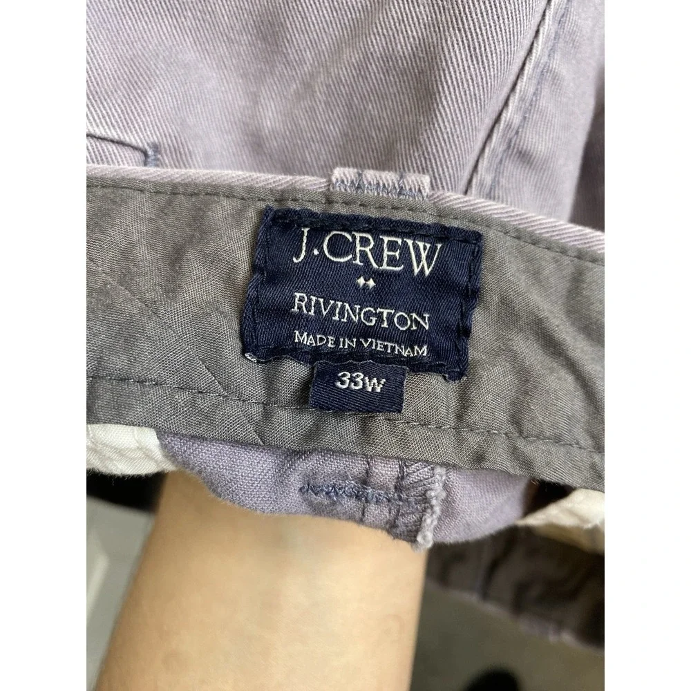J Crew Men's Rivington Casual Shorts Blue Purple Size‎ 33 *Read*